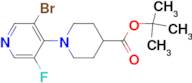 TERT-BUTYL 1-(3-BROMO-5-FLUOROPYRIDIN-4-YL)PIPERIDINE-4-CARBOXYLATE