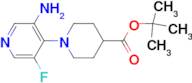 TERT-BUTYL 1-(3-AMINO-5-FLUOROPYRIDIN-4-YL)PIPERIDINE-4-CARBOXYLATE