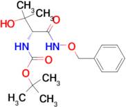 (R)-TERT-BUTYL (1-((BENZYLOXY)AMINO)-3-HYDROXY-3-METHYL-1-OXOBUTAN-2-YL)CARBAMATE