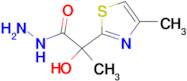 2-HYDROXY-2-(4-METHYLTHIAZOL-2-YL)PROPANEHYDRAZIDE