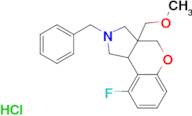 2-BENZYL-9-FLUORO-3A-(METHOXYMETHYL)-1,2,3,3A,4,9B-HEXAHYDROCHROMENO[3,4-C]PYRROLE HCL