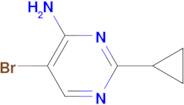 5-BROMO-2-CYCLOPROPYL-PYRIMIDIN-4-YLAMINE