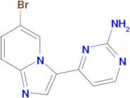 4-(6-BROMOIMIDAZO[1,2-A]PYRIDIN-3-YL)PYRIMIDIN-2-AMINE