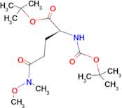 (S)-TERT-BUTYL 2-((TERT-BUTOXYCARBONYL)AMINO)-5-(METHOXY(METHYL)AMINO)-5-OXOPENTANOATE