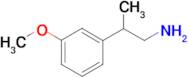 2-(3-METHOXYPHENYL)PROPAN-1-AMINE