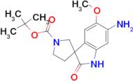 TERT-BUTYL 6-AMINO-5-METHOXY-2-OXOSPIRO[INDOLINE-3,3'-PYRROLIDINE]-1'-CARBOXYLATE