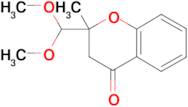 2-DIMETHOXYMETHYL-2-METHYL-4-OXO-3,4-DIHYDRO-2H-1-BENZOPYRAN