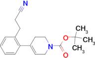 TERT-BUTYL 4-(2-(2-CYANOETHYL)PHENYL)-5,6-DIHYDROPYRIDINE-1(2H)-CARBOXYLATE