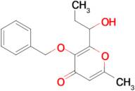 3-(BENZYLOXY)-2-(1-HYDROXYPROPYL)-6-METHYL-4H-PYRAN-4-ONE