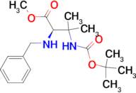 (R)-METHYL 2-(BENZYLAMINO)-3-((TERT-BUTOXYCARBONYL)AMINO)-3-METHYLBUTANOATE