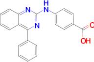 4-[(4-PHENYLQUINAZOLIN-2-YL)AMINO]BENZOIC ACID