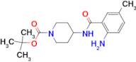 TERT-BUTYL 4-(2-AMINO-5-METHYLBENZAMIDO)PIPERIDINE-1-CARBOXYLATE