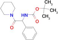 TERT-BUTYL N-[2-OXO-1-PHENYL-2-(PIPERIDIN-1-YL)ETHYL]CARBAMATE