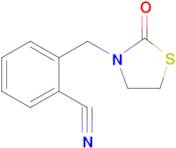 2-((2-OXOTHIAZOLIDIN-3-YL)METHYL)BENZONITRILE