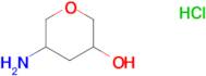 5-AMINOTETRAHYDRO-2H-PYRAN-3-OL HCL