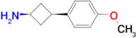 CIS-3-(4-METHOXYPHENYL)CYCLOBUTANAMINE