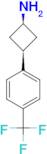 CIS-3-(4-(TRIFLUOROMETHYL)PHENYL)CYCLOBUTANAMINE