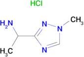 1-(1-METHYL-1H-1,2,4-TRIAZOL-3-YL)ETHANAMINE HCL