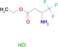 (R)-ETHYL 3-AMINO-4,4,4-TRIFLUOROBUTANOATE HCL