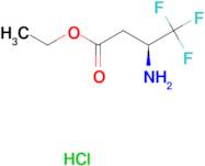 (S)-ETHYL 3-AMINO-4,4,4-TRIFLUOROBUTANOATE HCL