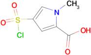 4-(CHLOROSULFONYL)-1-METHYL-1H-PYRROLE-2-CARBOXYLIC ACID