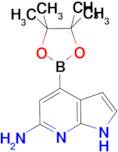 (6-AMINO-1H-PYRROLO[2,3-B]PYRIDIN-4-YL)BORONIC ACID PINACOL ESTER