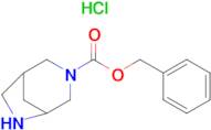 BENZYL 3,6-DIAZABICYCLO[3.2.1]OCTANE-3-CARBOXYLATE HCL