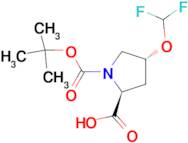 (2S,4R)-1-(TERT-BUTOXYCARBONYL)-4-(DIFLUOROMETHOXY)PYRROLIDINE-2-CARBOXYLIC ACID