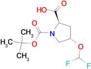 (2R,4S)-1-(TERT-BUTOXYCARBONYL)-4-(DIFLUOROMETHOXY)PYRROLIDINE-2-CARBOXYLIC ACID