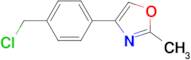 4-(4-(CHLOROMETHYL)PHENYL)-2-METHYLOXAZOLE