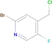 2-BROMO-4-(CHLOROMETHYL)-5-FLUOROPYRIDINE