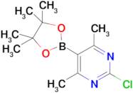 2-CHLORO-4,6-DIMETHYL-5-(4,4,5,5-TETRAMETHYL-1,3,2-DIOXABOROLAN-2-YL)PYRIMIDINE