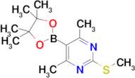 4,6-DIMETHYL-2-(METHYLTHIO)-5-(4,4,5,5-TETRAMETHYL-1,3,2-DIOXABOROLAN-2-YL)PYRIMIDINE