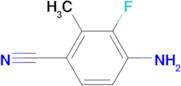 4-AMINO-3-FLUORO-2-METHYLBENZONITRILE