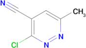 3-CHLORO-6-METHYLPYRIDAZINE-4-CARBONITRILE