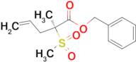 BENZYL (S)-2-METHYL-2-(METHYLSULFONYL)PENT-4-ENOATE