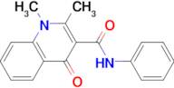 1,2-DIMETHYL-4-OXO-N-PHENYL-1,4-DIHYDROQUINOLINE-3-CARBOXAMIDE