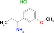 1-(3-METHOXYPHENYL)PROPAN-1-AMINE HCL