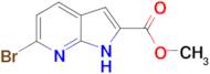 METHYL 6-BROMO-1H-PYRROLO[2,3-B]PYRIDINE-2-CARBOXYLATE