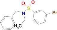 N-BENZYL-3-BROMO-N-ETHYLBENZENESULFONAMIDE