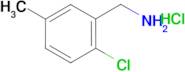 2-CHLORO-5-METHYLBENZYL AMINE HCL