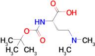 BUTANOIC ACID,4-(DIMETHYLAMINO)-2-[[(1,1-DIMETHYLETHOXY)CARBONYL]AMINO]-, (2S)-