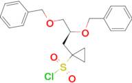 (S)-1-(2,3-BIS(BENZYLOXY)PROPYL)CYCLOPROPANE-1-SULFONYL CHLORIDE