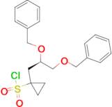 (R)-1-(2,3-BIS(BENZYLOXY)PROPYL)CYCLOPROPANE-1-SULFONYL CHLORIDE