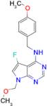 5-FLUORO-N-(4-METHOXYBENZYL)-7-(METHOXYMETHYL)-7H-PYRROLO[2,3-D]PYRIMIDIN-4-AMINE