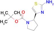 TERT-BUTYL (R)-2-(2-AMINOTHIAZOL-4-YL)PYRROLIDINE-1-CARBOXYLATE