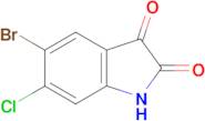 5-BROMO-6-CHLOROINDOLINE-2,3-DIONE