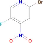 2-BROMO-5-FLUORO-4-NITROPYRIDINE