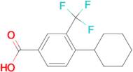 4-CYCLOHEXYL-3-(TRIFLUOROMETHYL)BENZOIC ACID