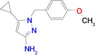 5-CYCLOPROPYL-1-(4-METHOXYBENZYL)-1H-PYRAZOL-3-AMINE